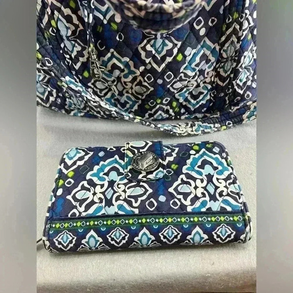 Vera Bradley Extra Large Toggle Tote bag and Wallet lot 2 pieces - Picture 2 of 14